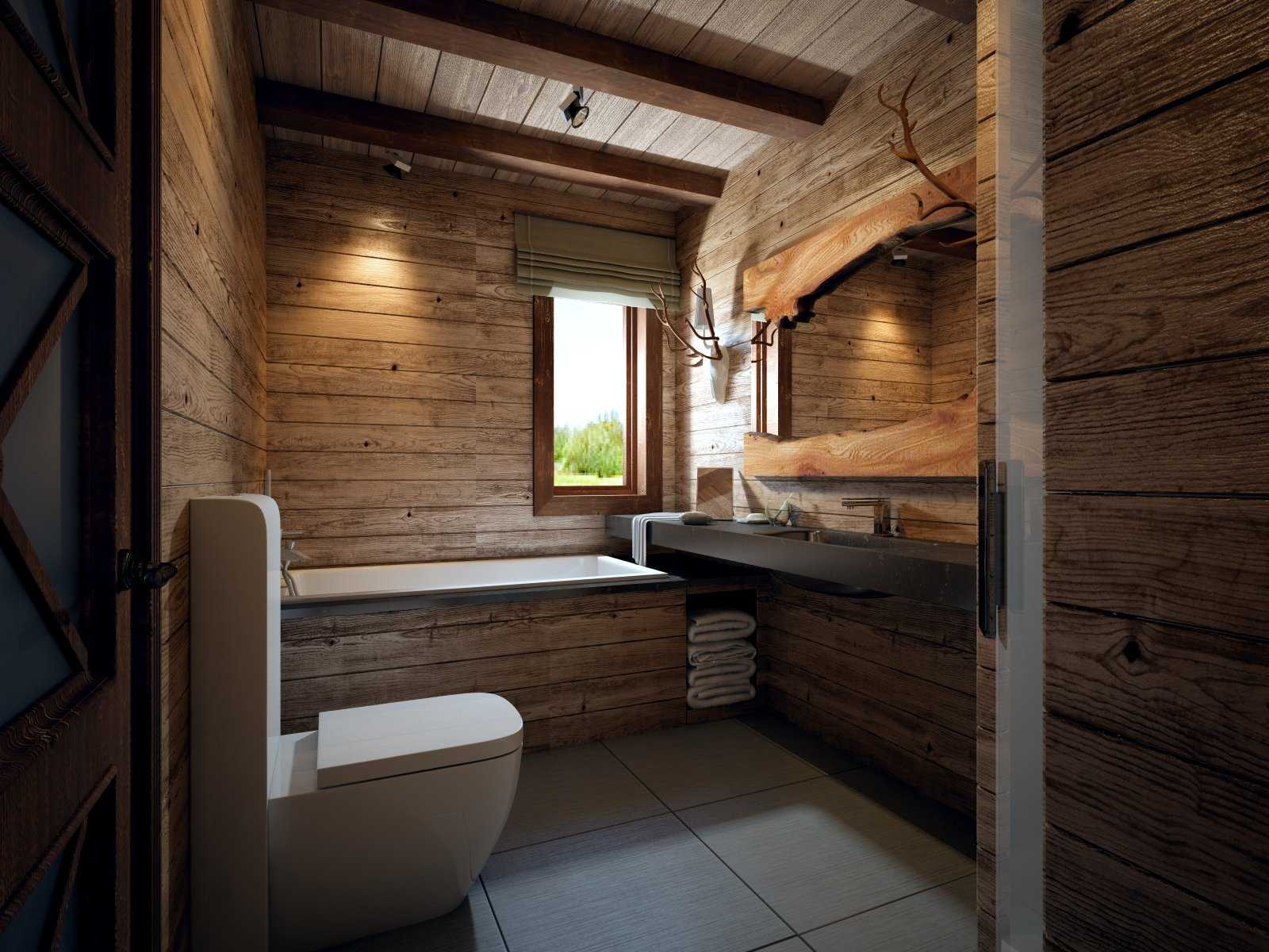 Отделка деревянной комнаты. Ванная комната в деревянном доме. Ванная в деревянном стиле. Ваееая в деревянном доме. Санузел в стиле Шале.