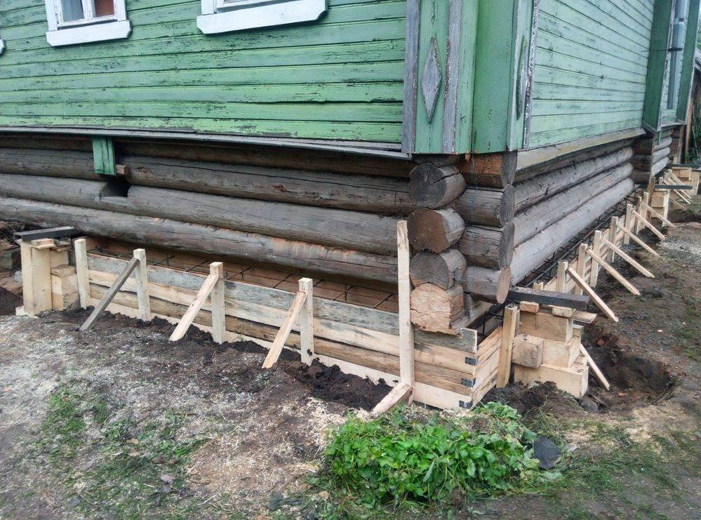 Технология заливки фундамента под стоящий деревянный дом