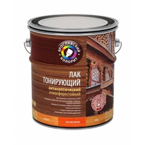 Тонированный лак - характеристики и цветовая гамма