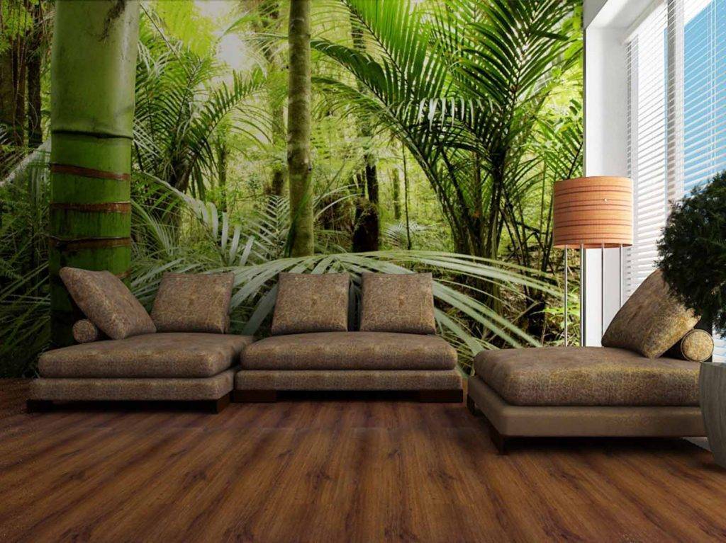 3d фотообои на стену в квартиру: фото в разных комнатах
