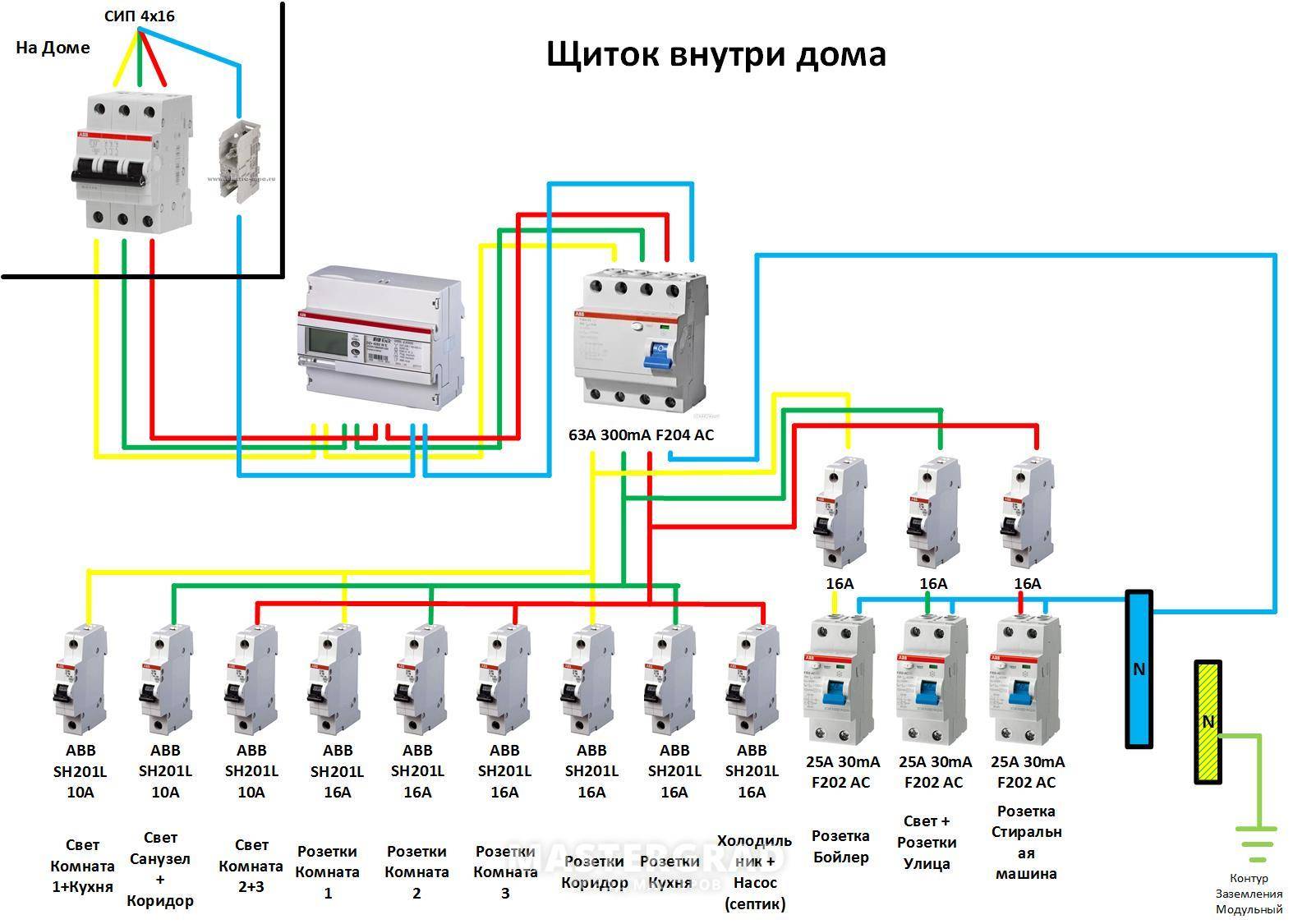 Как собрать монтажную схему