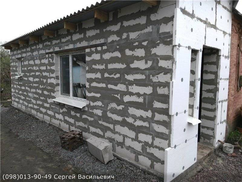 Сколько стоит пристройка к дому из пеноблоков: видео-инструкция по монтажу своими руками, калькулятор, фото