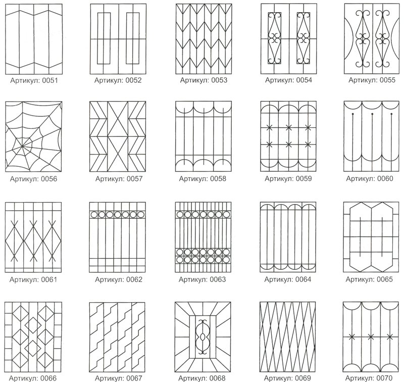 Решетки на окна простые фото 28