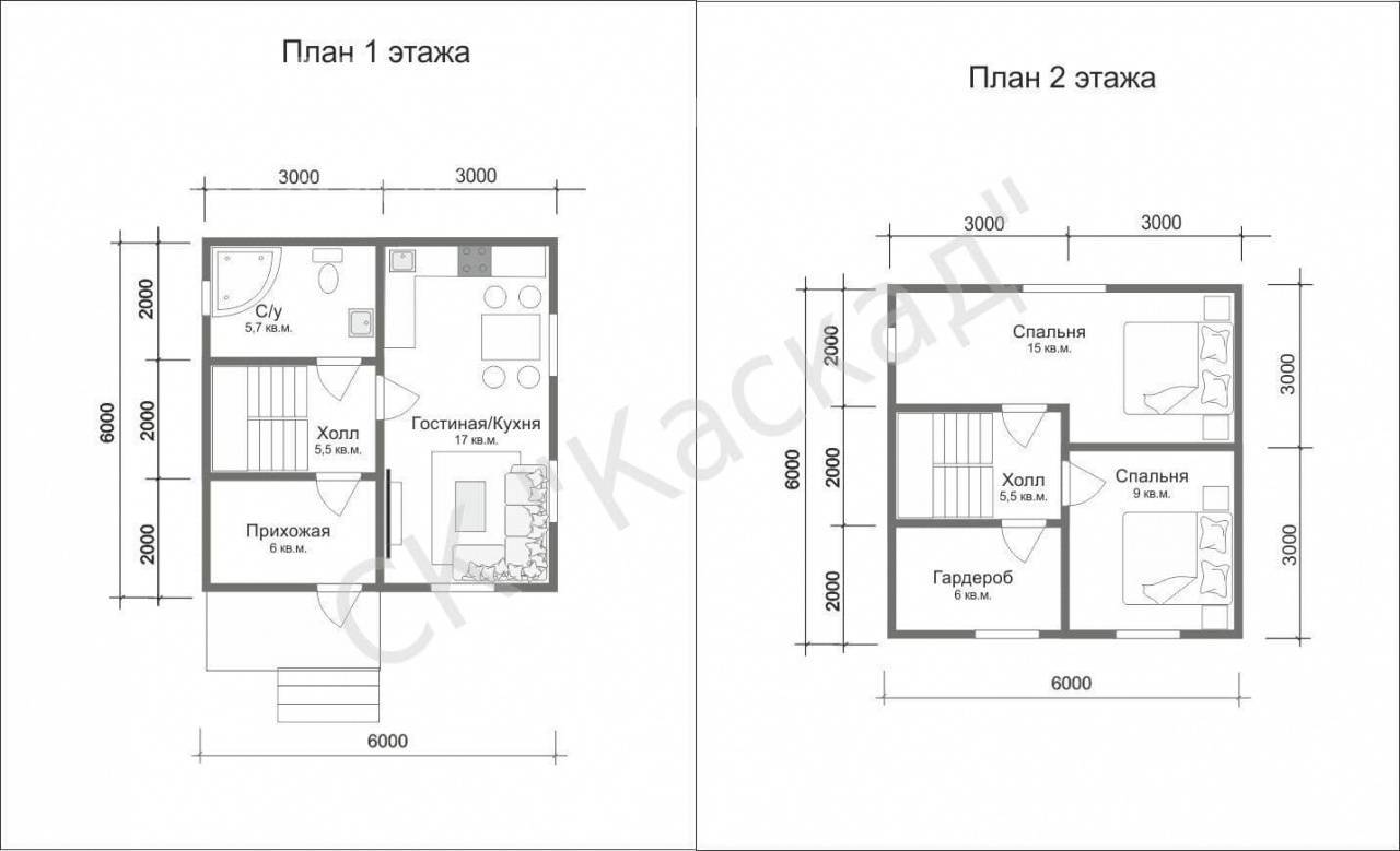 План дачи 6 на 6