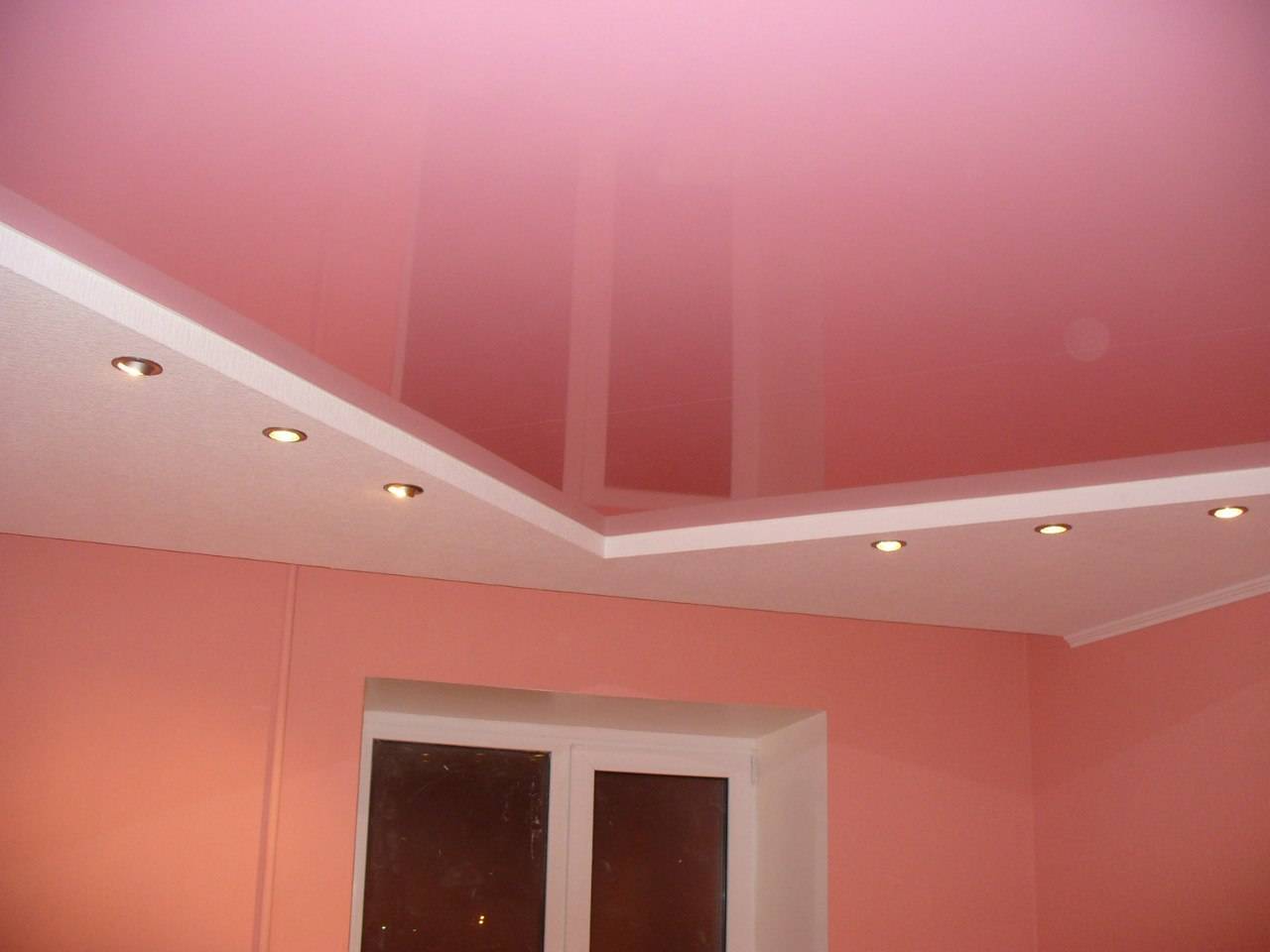 Розовый натяжной. розовый натяжной потолок: особенности цвета и возможность применения в быту. вариации мебельной цветовой гаммы