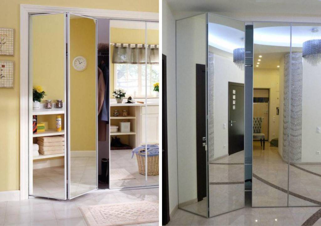 Обзор различных видов межкомнатных дверей с зеркалом.