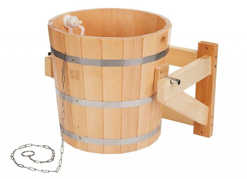 Обливное ведро-водопад для бани: как сделать обливное устройство