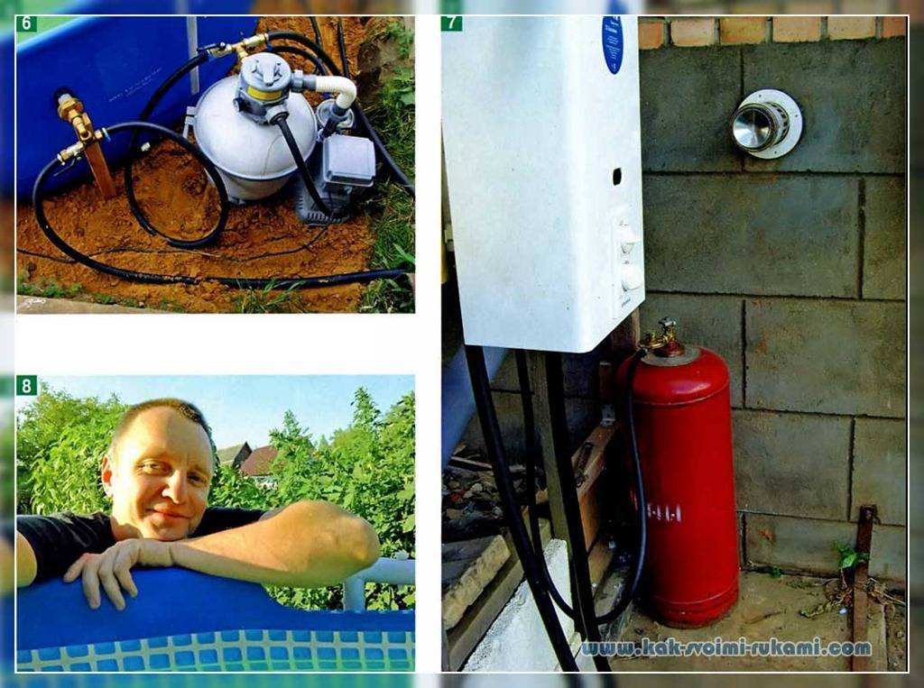 Как быстро нагреть воду в бассейне: чем можно согреть каркасный без электричества, как сделать, видео