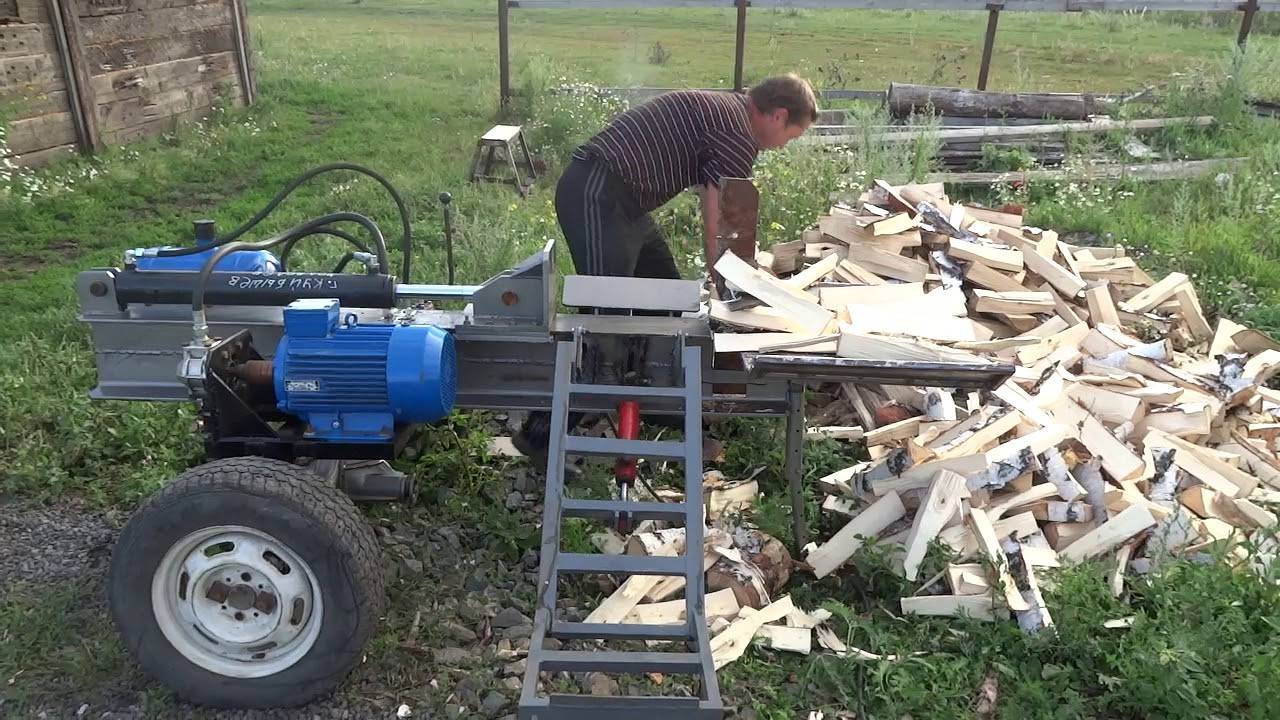 Гидравлический дровокол своими руками - рекомендации