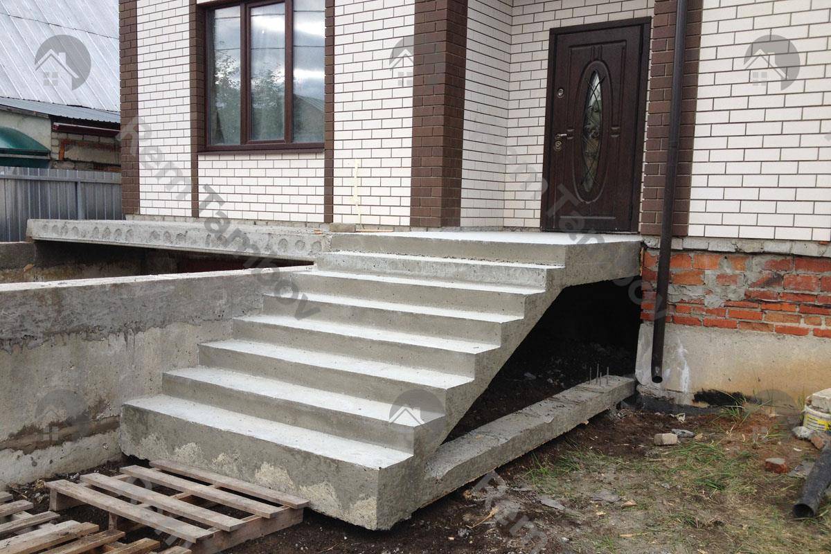 Как сделать бетонные ступеньки для крыльца - всё о лестницах