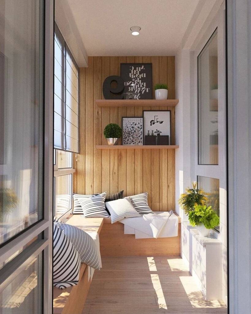 балкон для отдыха дизайн