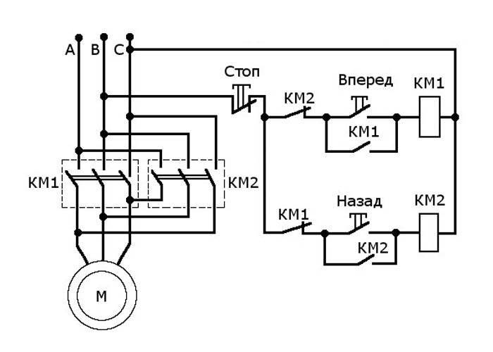 Реле подключения асинхронного двигателя