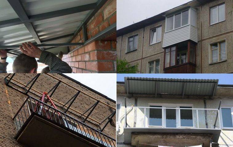 Ремонт крыши балкона: починка кровли на последнем этаже
