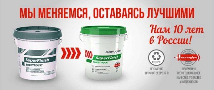 Характеристики лучших шпаклевок от sheetrock, knauf и других брендов