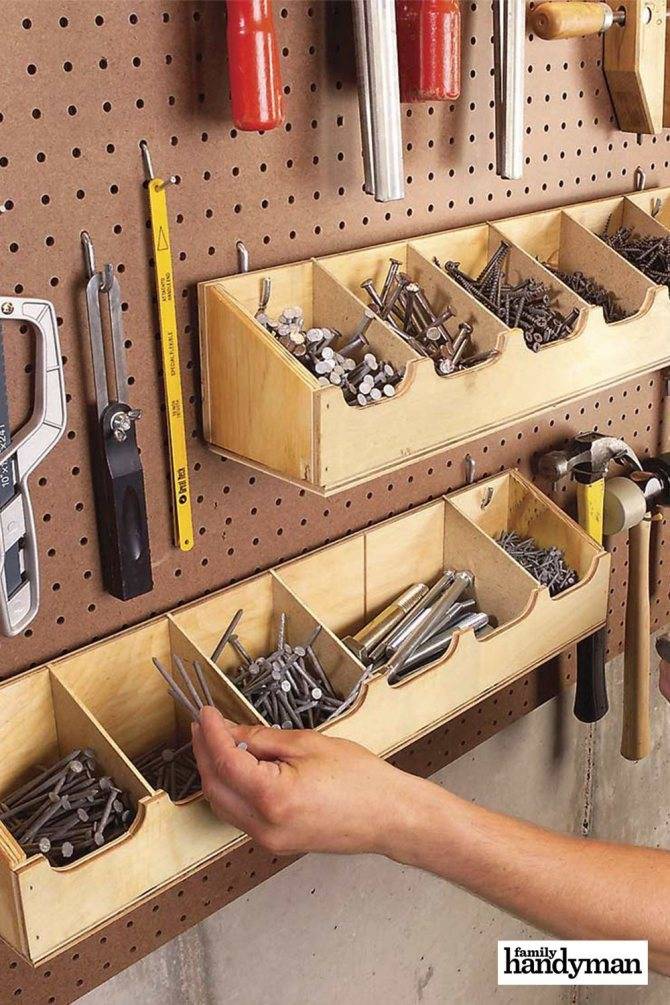 Настенные системы для хранения инструментов