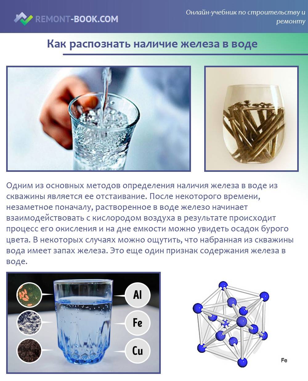 Как очистить воду от железа из скважины: химические способы и механические фильтры своими руками
