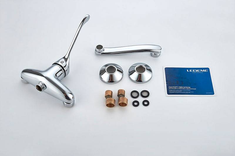 Локтевой смеситель для раковины — особенности использования и классификация