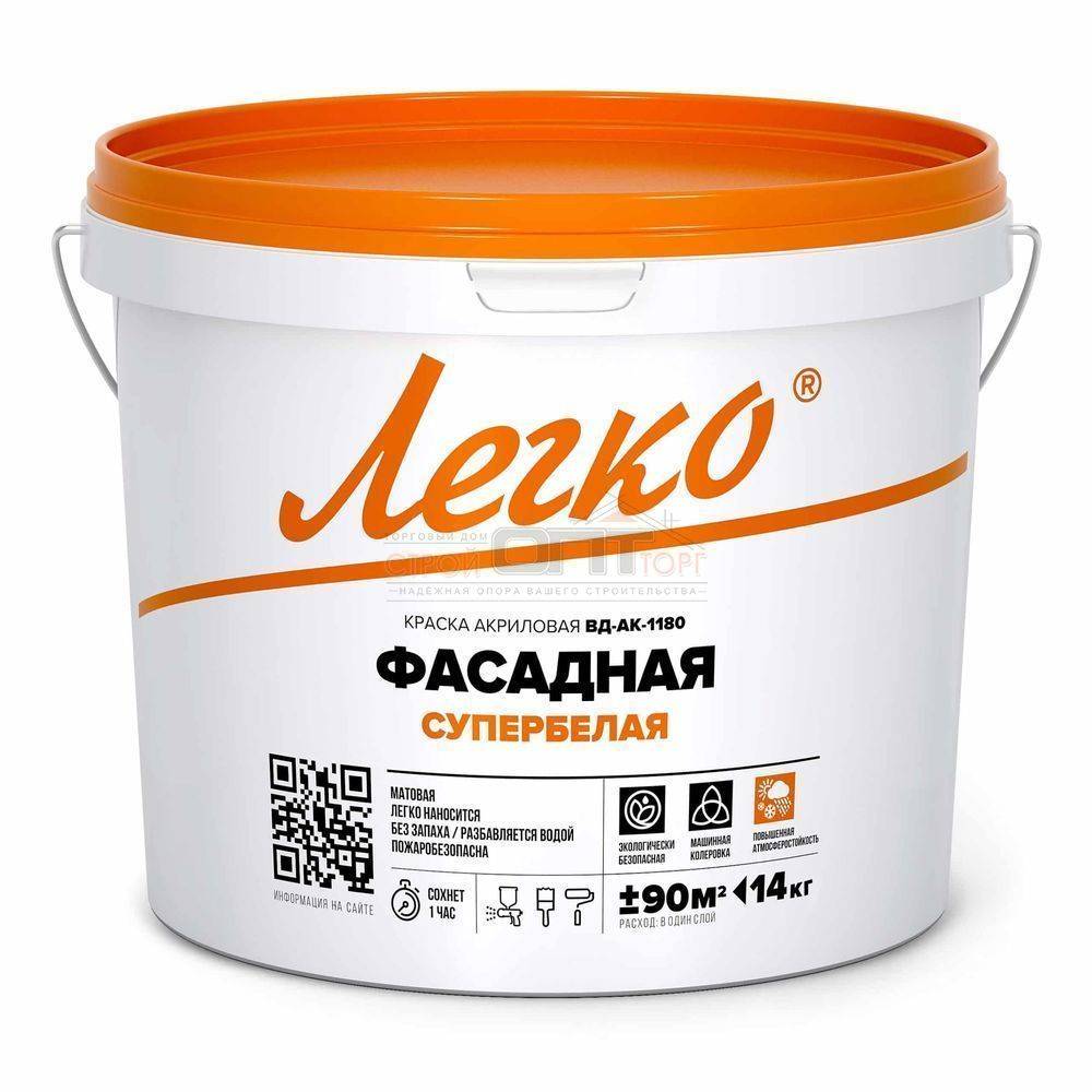 Фасадная акриловая краска: плюсы и минусы