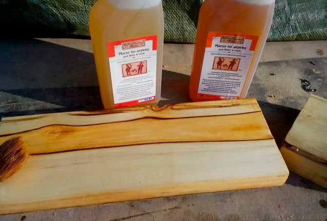 Выбор и правила нанесения масла для древесины