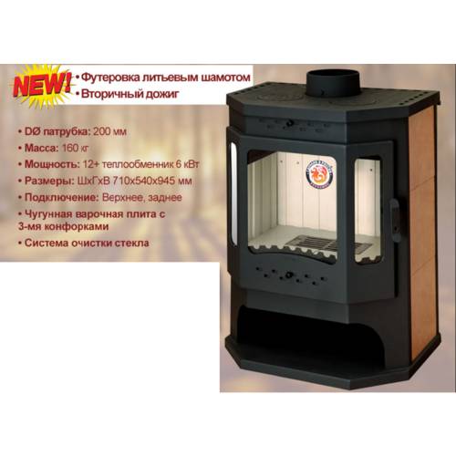 Печь-камин Бавария