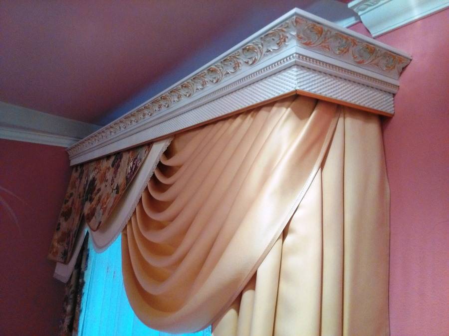 Все о багетных карниза для штор (настенных и потолочных)