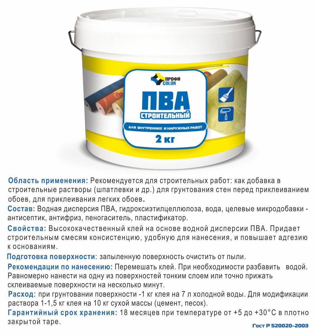 Клей пва как грунтовка — обзор важных правил