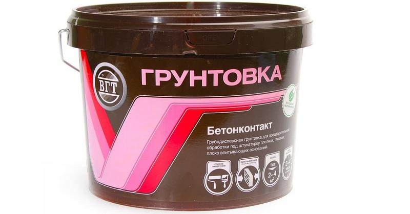 Грунтовка бетоноконтакт: применение, расход на 1 м2, технические характеристики, сколько сохнет