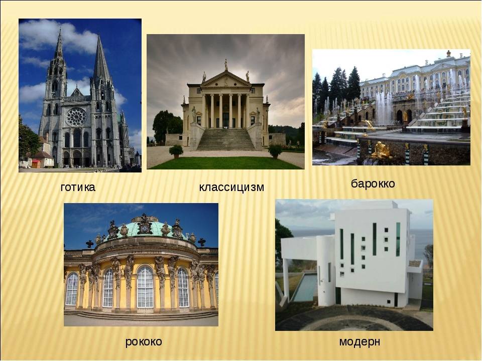 архитектурные стили