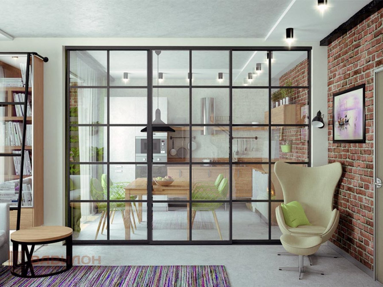 Комнатные перегородки в квартире: идеи дизайна и правила зонирования