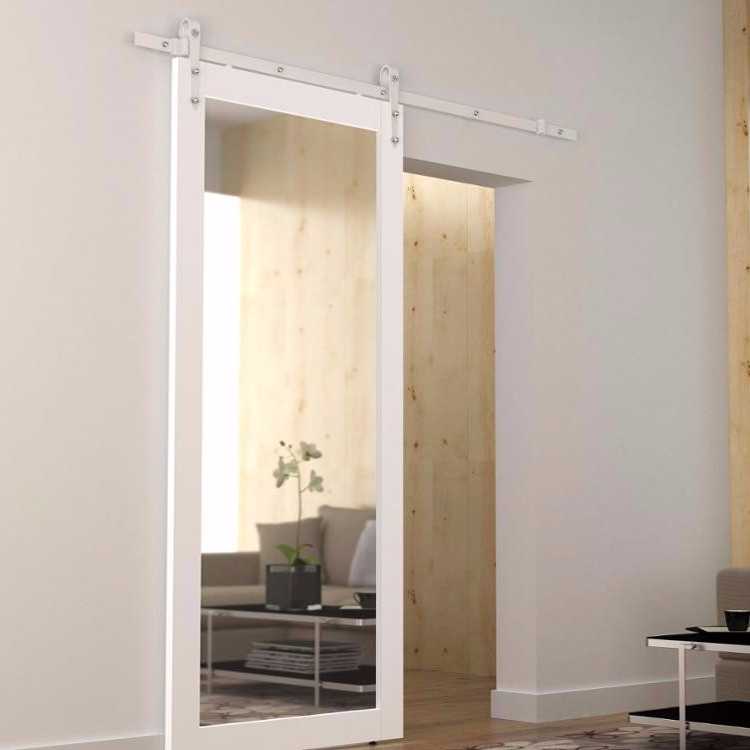 Межкомнатные двери с зеркалом — варианты монтажа зеркала на разные конструкции