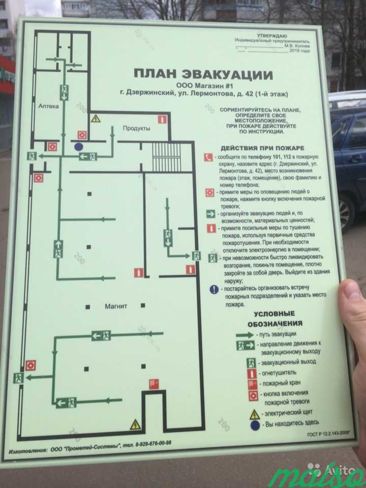 Как разработать план эвакуации