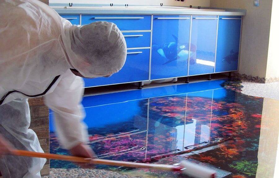 Наливной пол своими руками: как правильно сделать, пошаговая инструкция