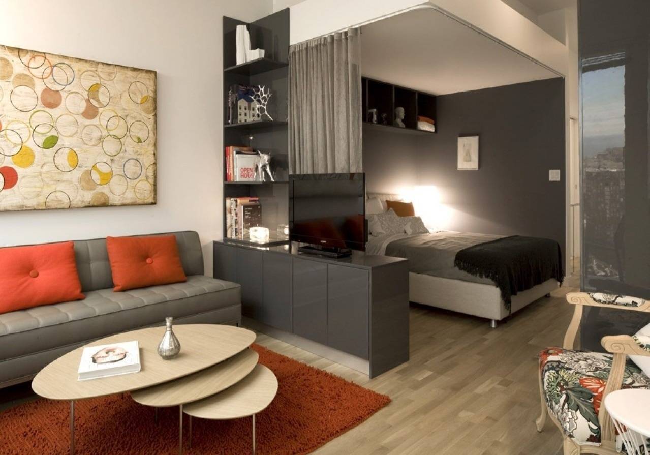 Интерьер однокомнатной квартиры: как все уместить на 35 квадратных метрах (43 фото) | онлайн-журнал о ремонте и дизайне