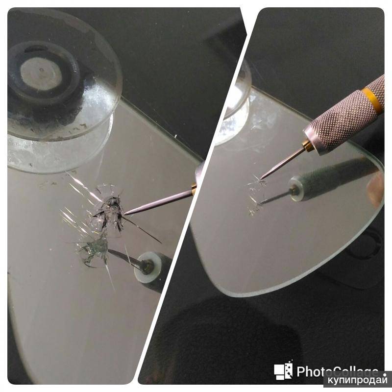 Как остановить и убрать трещину на лобовом стекле