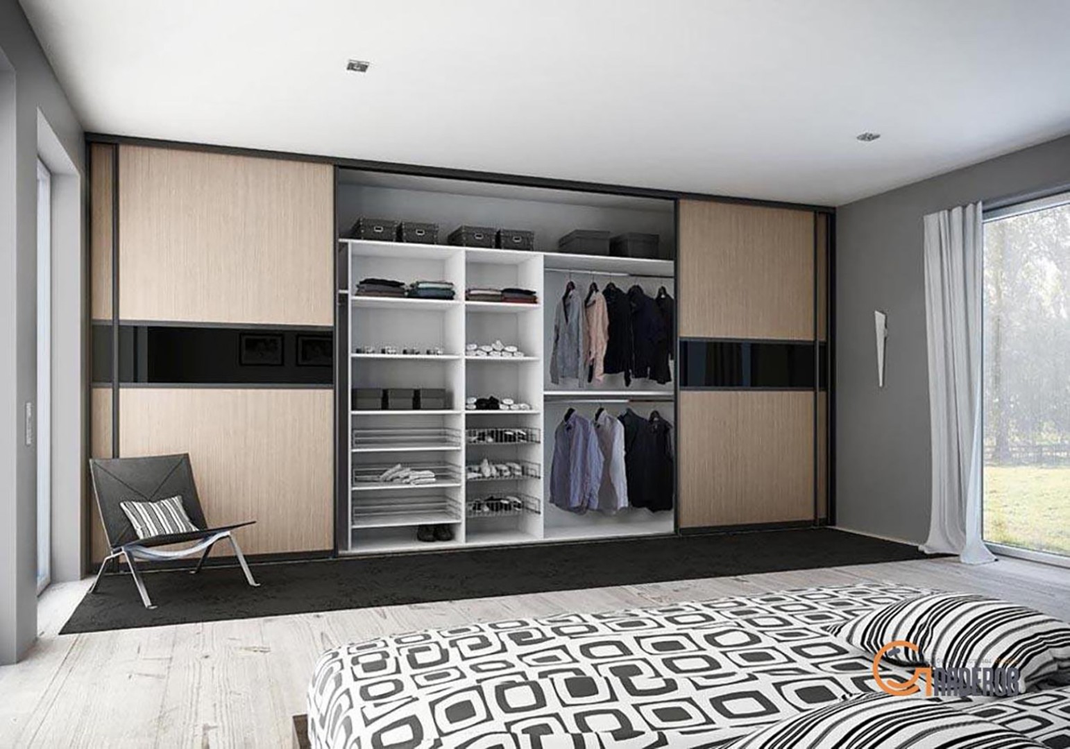 Шкаф-купе в спальню (110 фото): современный дизайн и виды в 2024 году