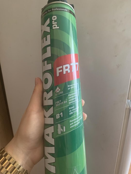 Особенности монтажной пены makroflex fr77
