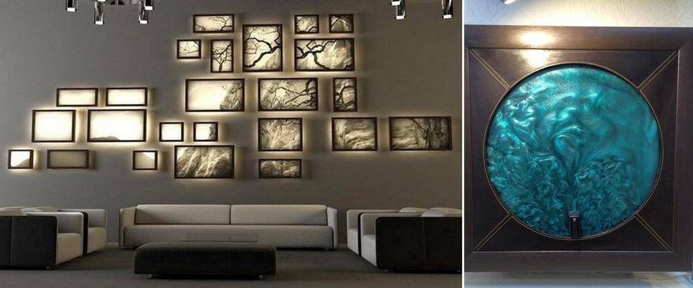 3d картина из бумаги со светодиодной подсветкой – идеальное украшение для вашего интерьера