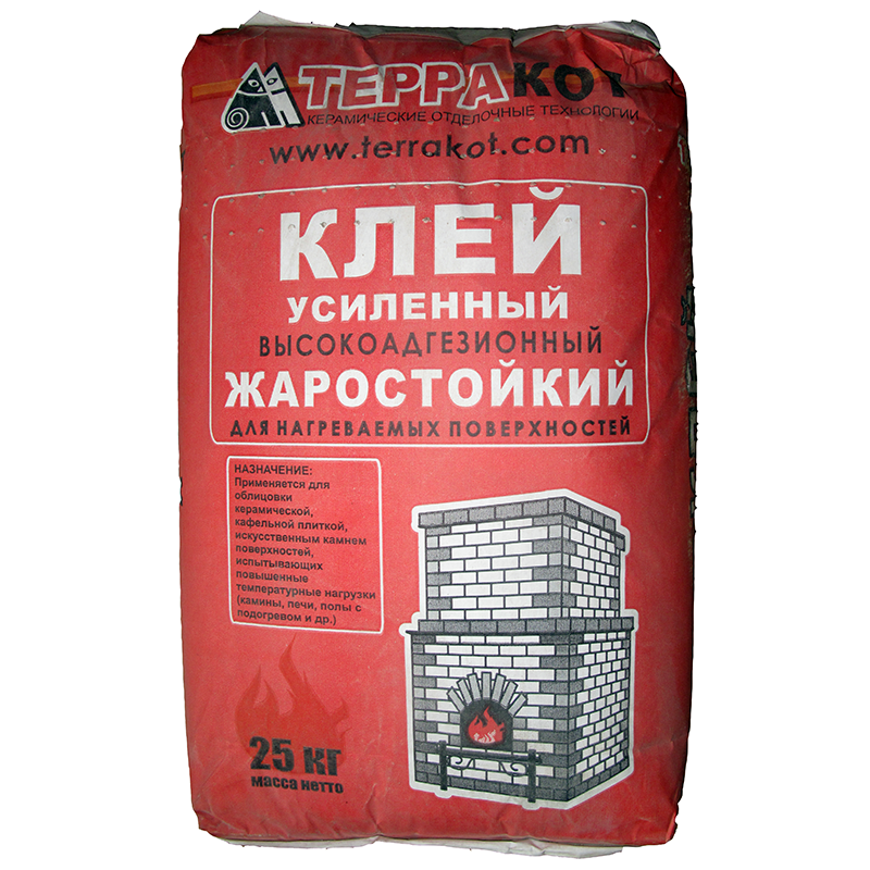 Кладочная смесь для печей и каминов (огнеупорная)