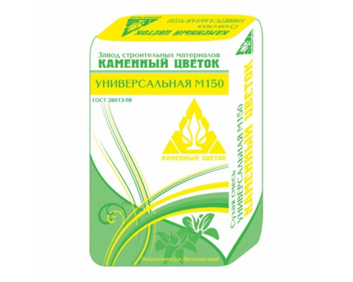 Смесь м150: состав универсальной штукатурной и кладочной продукции м150, производитель «каменный цветок»