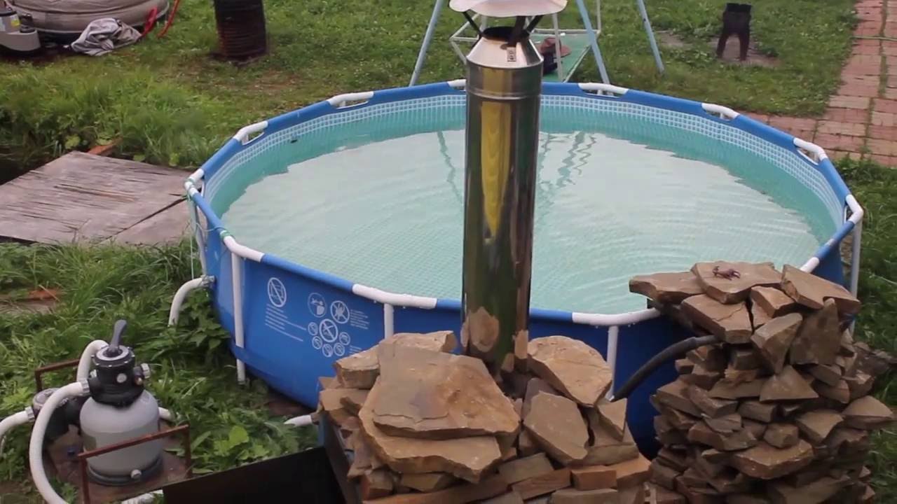 Уличный бассейн на даче с подогревом: устройство и эксплуатация
