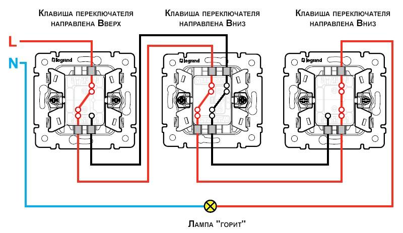 Как правильно подключить проходной выключатель: пошаговая инструкция и схема в блоге vira