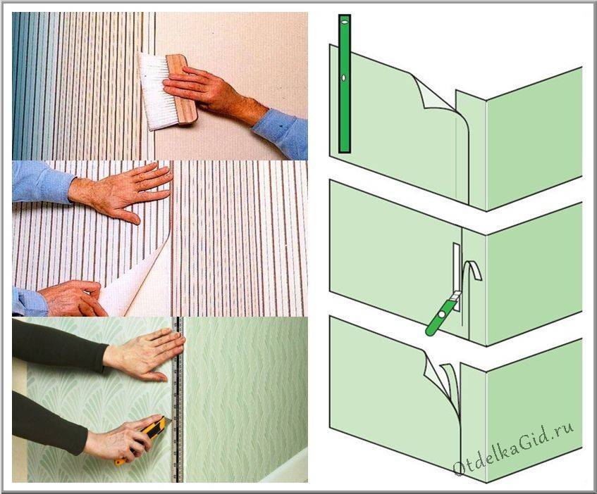 Как клеить обои с подгоном рисунка флизелиновые метровые
