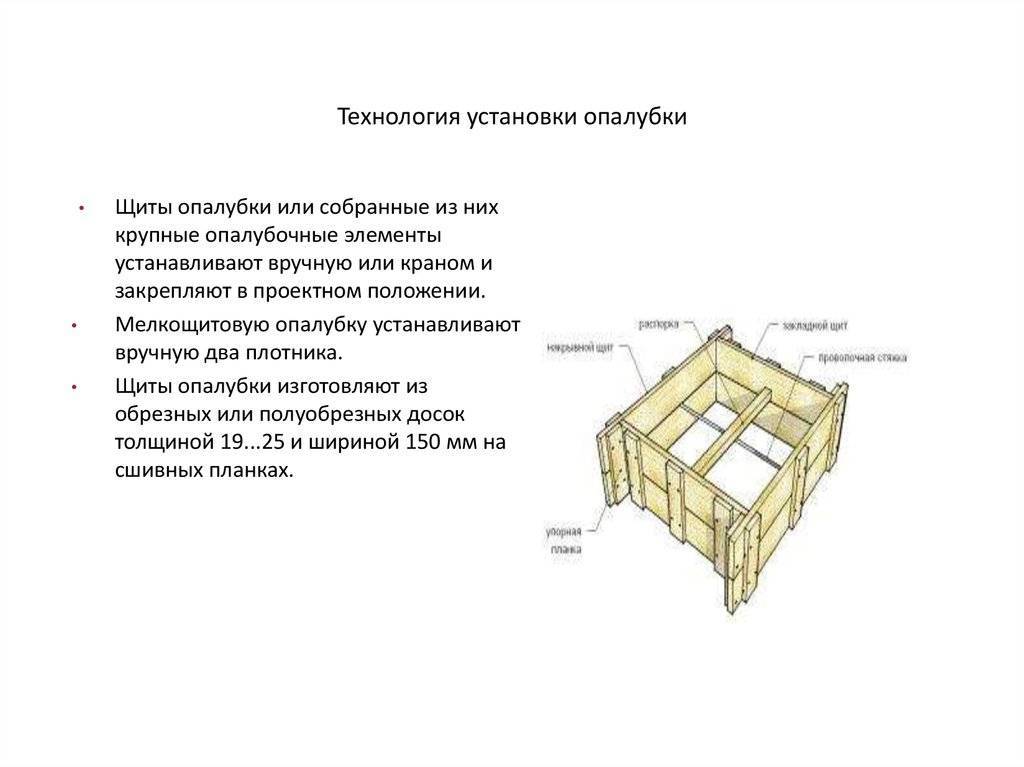 Как сделать опалубку своими руками