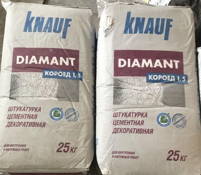 Фактурная штукатурка knauf diamant «короед» декоративная и ее технические хаpaктеристики +фото и видео > домашнее инженерное оборудование