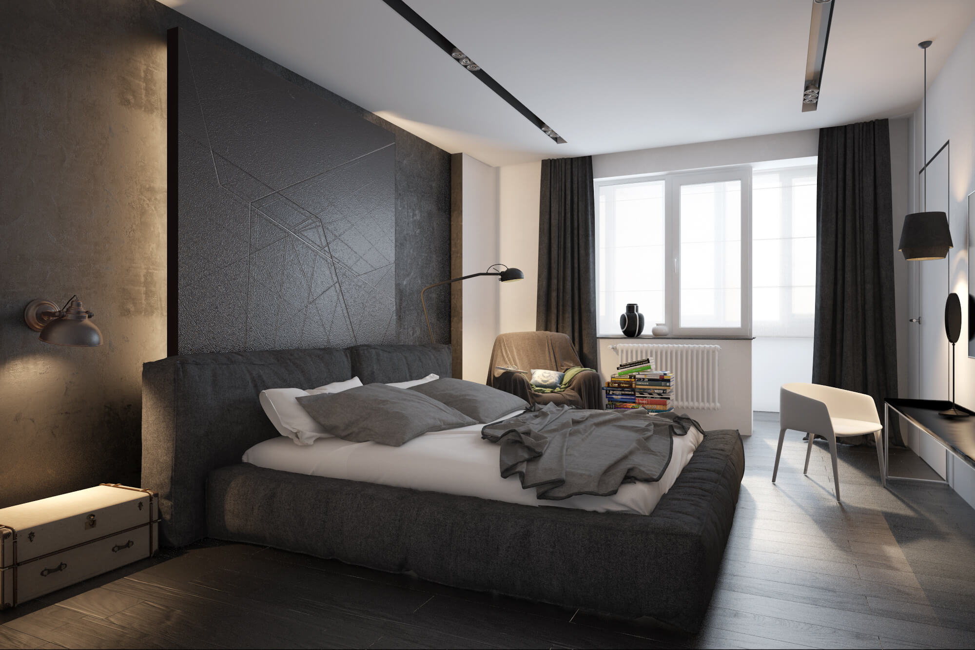 Квартира шестнадцать. Спальня в минималистическом стиле 12 кв.м. Спальня в минималистическом стиле 10 кв.м. Спальня Soho 2020. Интерьер спальни в современном стиле.