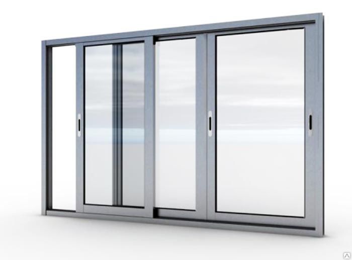 Раздвижные алюминиевые двери: монтаж конструкции