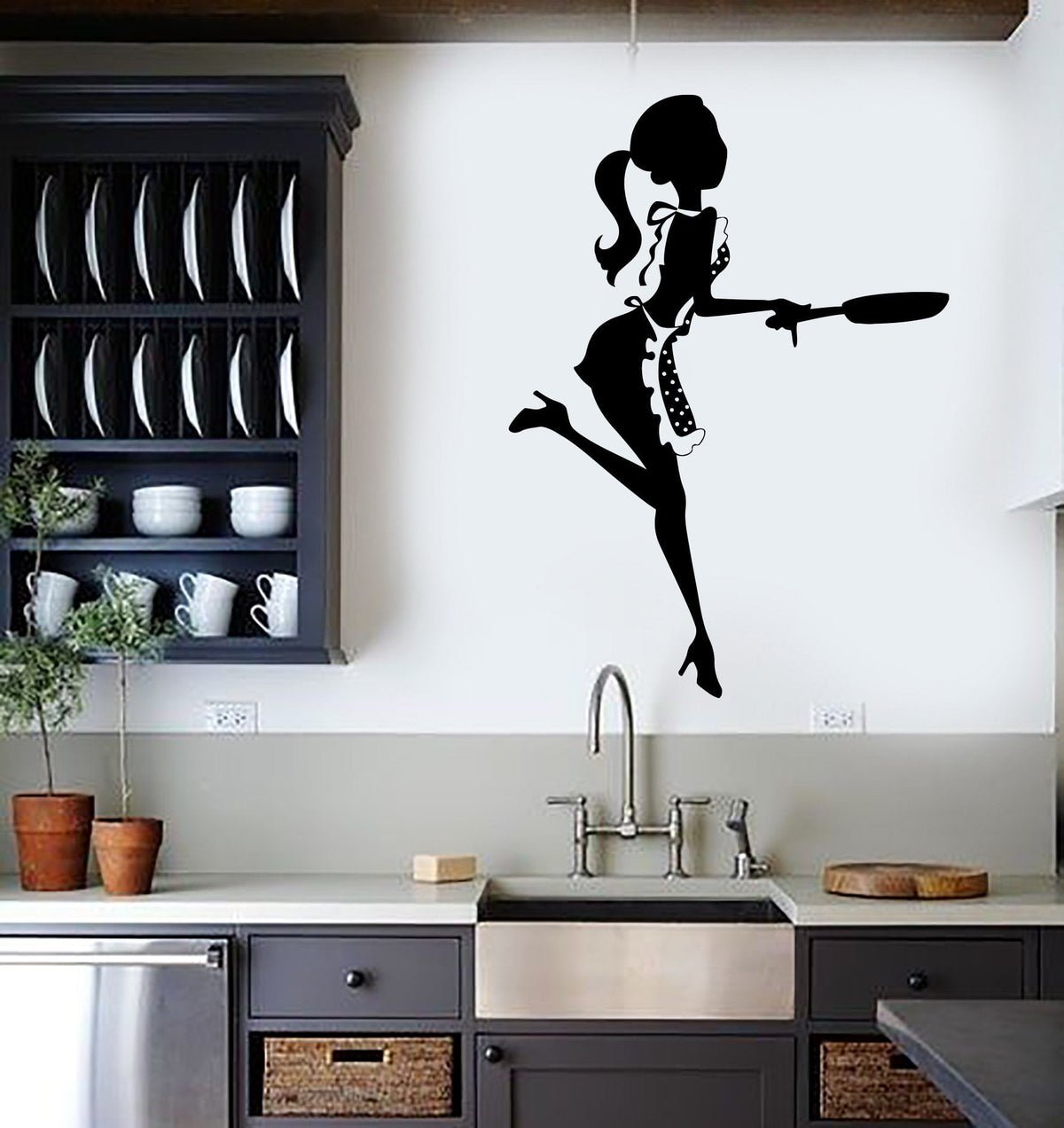 Как нарисовать рисунок на стене на кухне: подробная инструкция