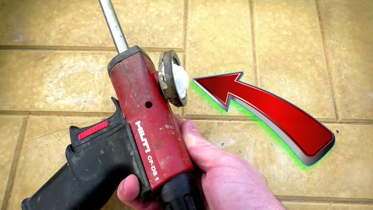 Как пользоваться пистолетом для монтажной пены: инструкция