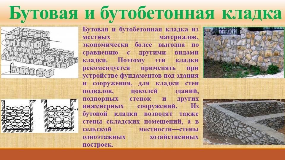 Бутовый фундамент: особенности, плюсы и минусы, выбор камня, кладка своими руками