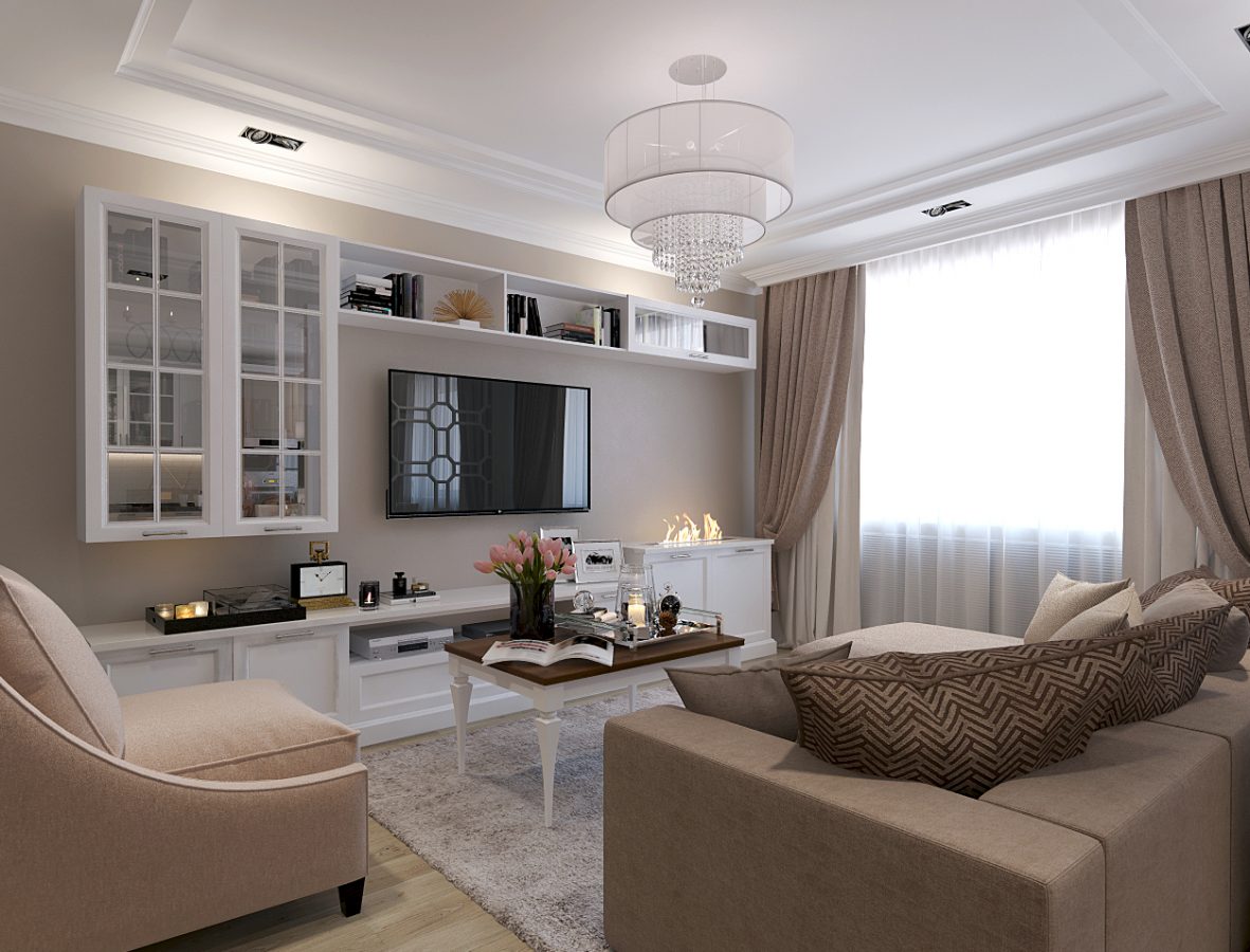 Современная 3к квартира 77 м2 - 35 фото с планировками каждой комнаты